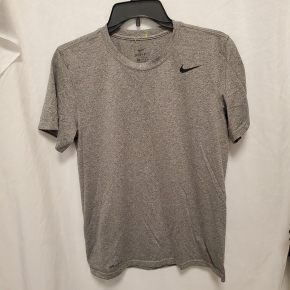 Nike Other - Nike Dri-FIT Mens Training Shirt Gray Heathered Short Sleeve Gym Tee Size S